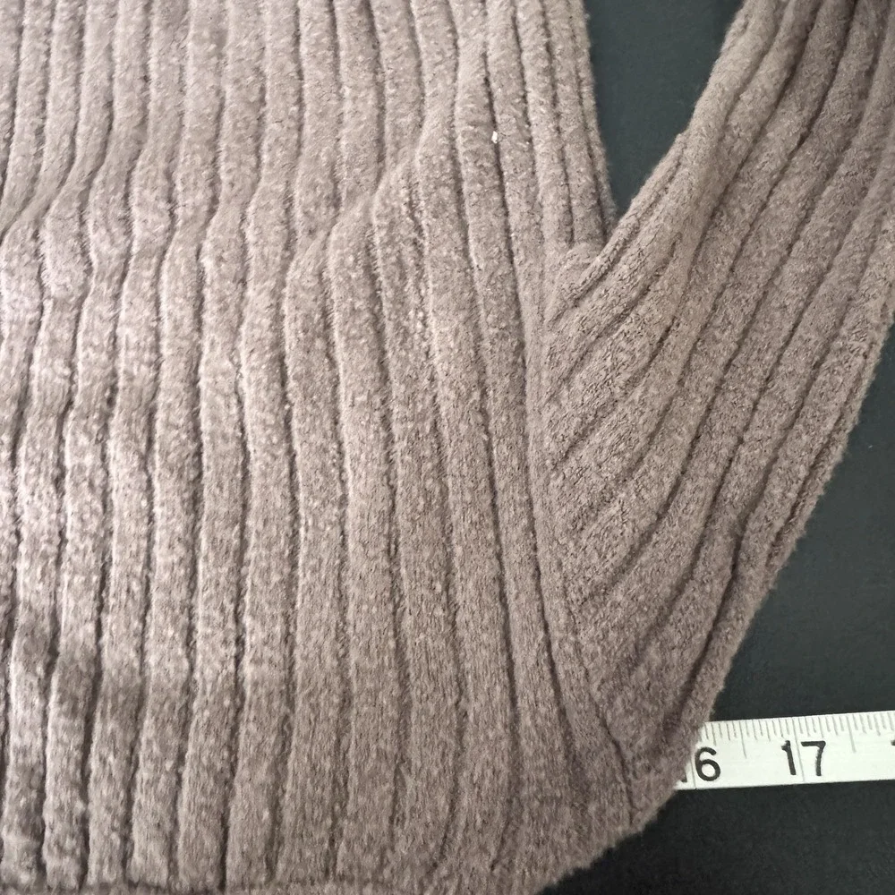 Free People Brown Ribbed Turtleneck Mini Dress - Picture 10 of 15